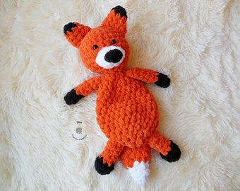 CROCHET Fox PATTERN - Jack the Fox Plush Snuggler | Crochet Fox Toy | Fox Amigurumi | Easy Crochet Pattern | Crochet Animal