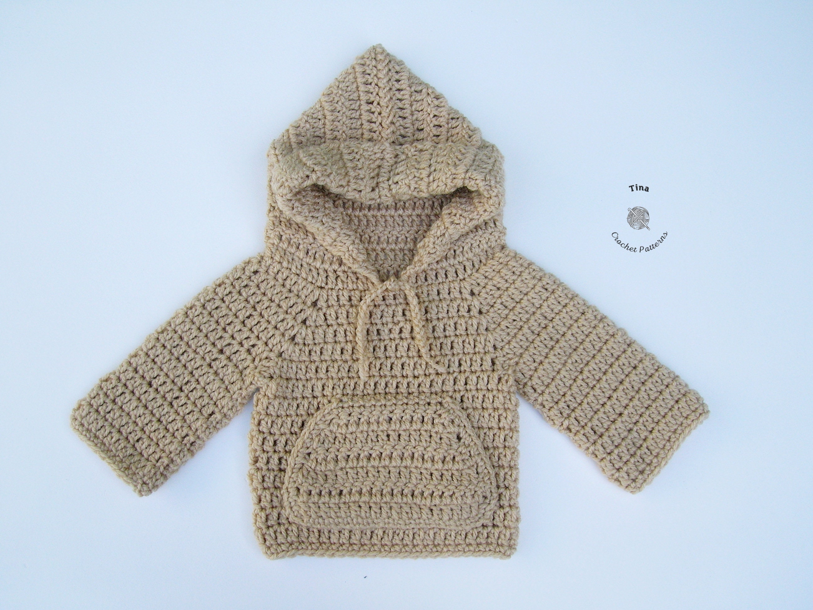 CROCHET PATTERN Crochet Baby Hoodie Crochet Cardigan Sweater Crochet Baby Clothes Sizes 012 1224 Months Etsy