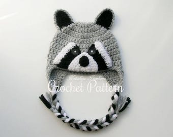 Bonnet D'Hiver En Fausse Fourrure Raton Laveur Avec Cache-Oreilles - Taille Adulte/Enfant, Acrylique Chaud