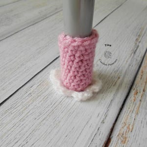 HÄKELANLEITUNG - Blumen Stuhl Socken | Bodenschoner Anleitung | Stuhlbeinabdeckungen | Leicht zu häkeln