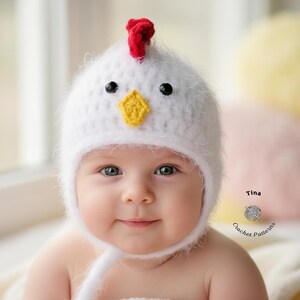 MOTIF AU CROCHET Poulet, Chapeau de Pâques, Halloween, Anglais PDF | Tailles de bébé à adulte