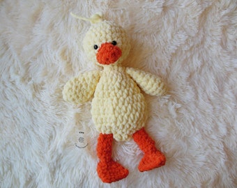 CROCHET PATTERN Cute Little Duck DIY Plush Bird Easy Quick Amigurumi Beginner Friendly Pattern in English Pdf Perfect for Easter