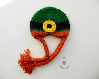 CROCHET PATTERN - Miss Leprechaun Hat | Crochet Halloween Wig | Crochet Character Hat | St Patrick's Day Hat | Sizes from Baby to Adult