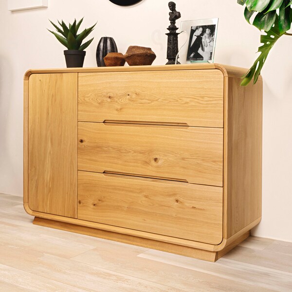 Solid wood Dresser "Modesta" furniture for bedroom.