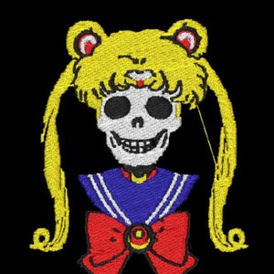 Skeleton Usagi for Halloween &quot;Waiting for a Prince&quot;  inspired to Sailor Moon
