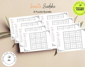 sudoku puzzles etsy
