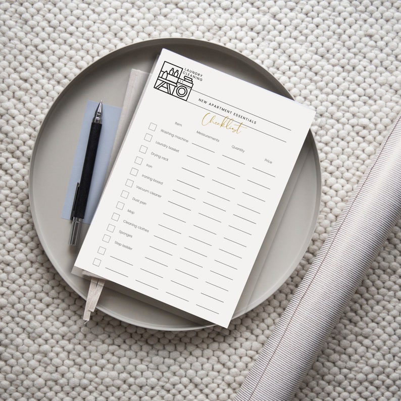 New Home Checklist Bathroom Essentials Shopping List to Our Etsy