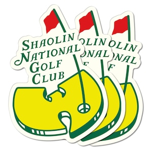 Shaolin National Golf Club Sticker - 3 pack