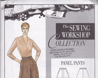 The Sewing Workshop Pattern Panel Pants OOP Uncut