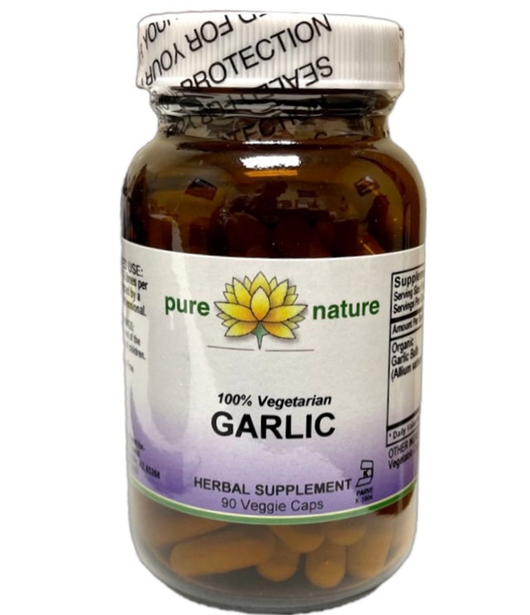 Organic Garlic 90 Capsules Etsy