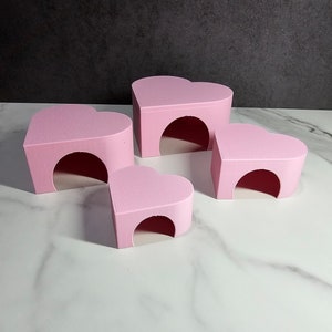 Heart Hide for Tarantulas, velvet spiders, small reptiles, 3d printed
