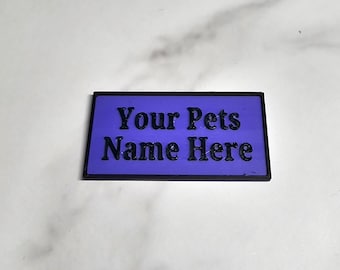 Personalized name sign for Jumping Spiders, Velvet Spiders, Tarantulas, Mantids, & small reptiles! 2"