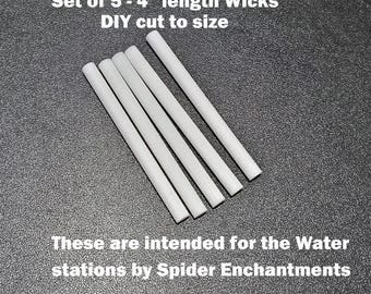 Wick Refills for The Oasis and The Well Water Stations (Spider Enchantments original design). DIY Cut to size yourself