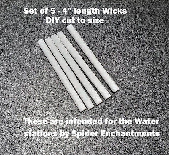 Wick Refills for The Oasis and The Well Water Stations (Spider Enchantments original design). DIY Cut to size yourself