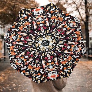 Heavenly Love Automatic Folding Umbrella