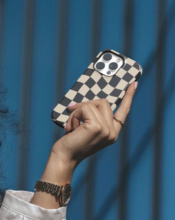 ★DESIGN SKIN★ iPhone New Bookle Pattern Case Checkerboard Amazon.com: Mixneer Checkerboard Phone Case Compatible with