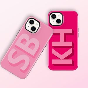 iPhone 17 Custom Initial Case, Monogram Initial iPhone 17 14 13 12 11 Pro Plus Pro Max Case, iPhone X Xs Xr Case