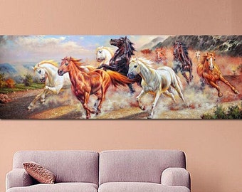 Cuadros de arte Pop de caballo abstracto Stallons, pintura en lienzo y caligrafía, póster impreso en HD, Cuadros de pared modernos para sala de estar