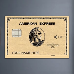 American Express Gold Credit Card Stickers