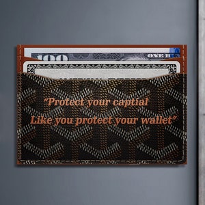 Cartera de diseñador Arte de la pared del mercado de valores Inversión Decoración de la pared Garantía de por vida de la más alta calidad