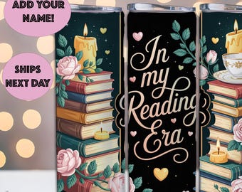 En mi época de lectura - Vaso para amantes de los libros - Regalo de Booktok para ella