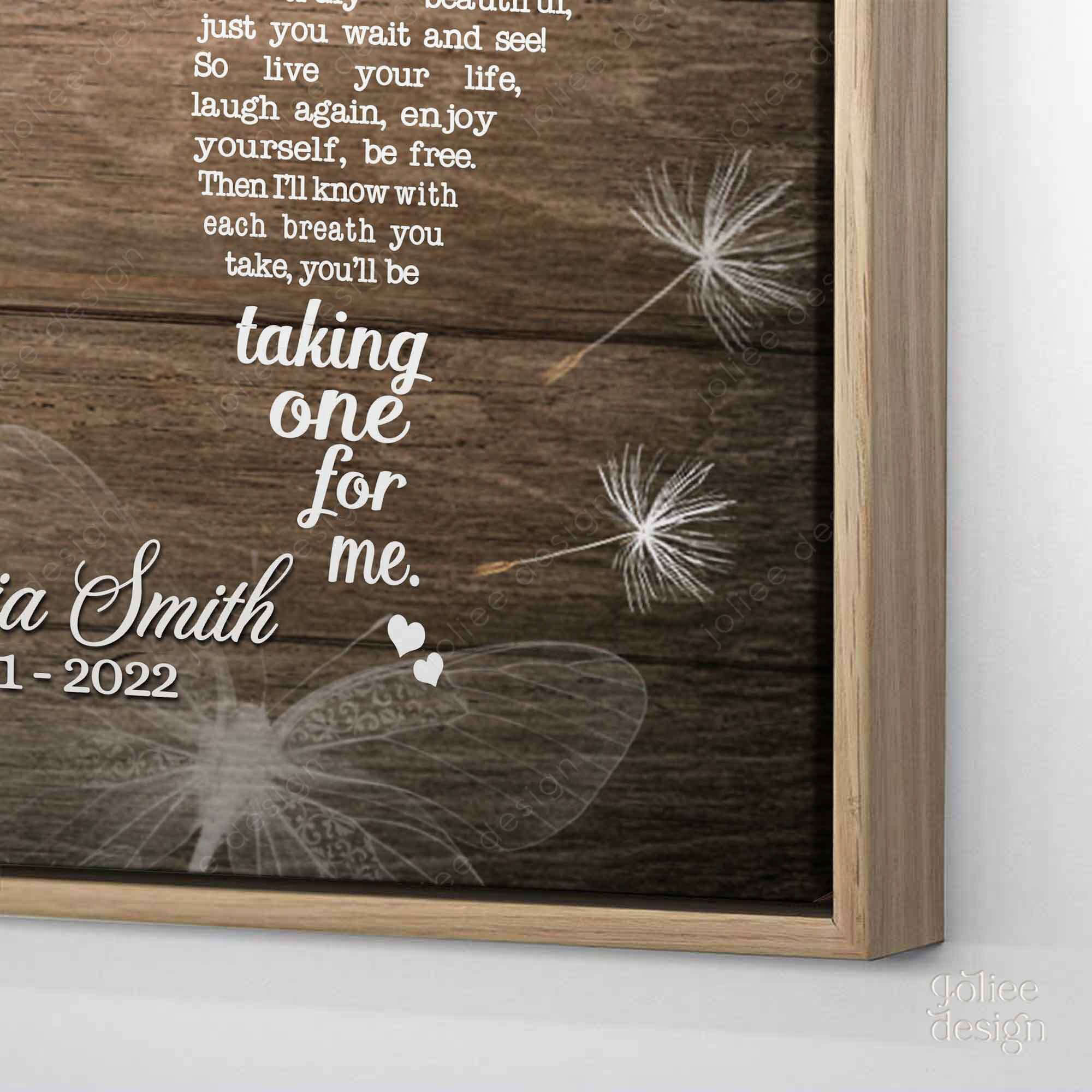 Memorial Gifts for Loss of A Sister as I Sit in Heaven Custom Etsy