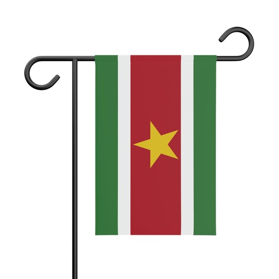 diskriminerende vejkryds Sind Garden of Suriname Flag 100% Polyester Double-sided Printing - Etsy