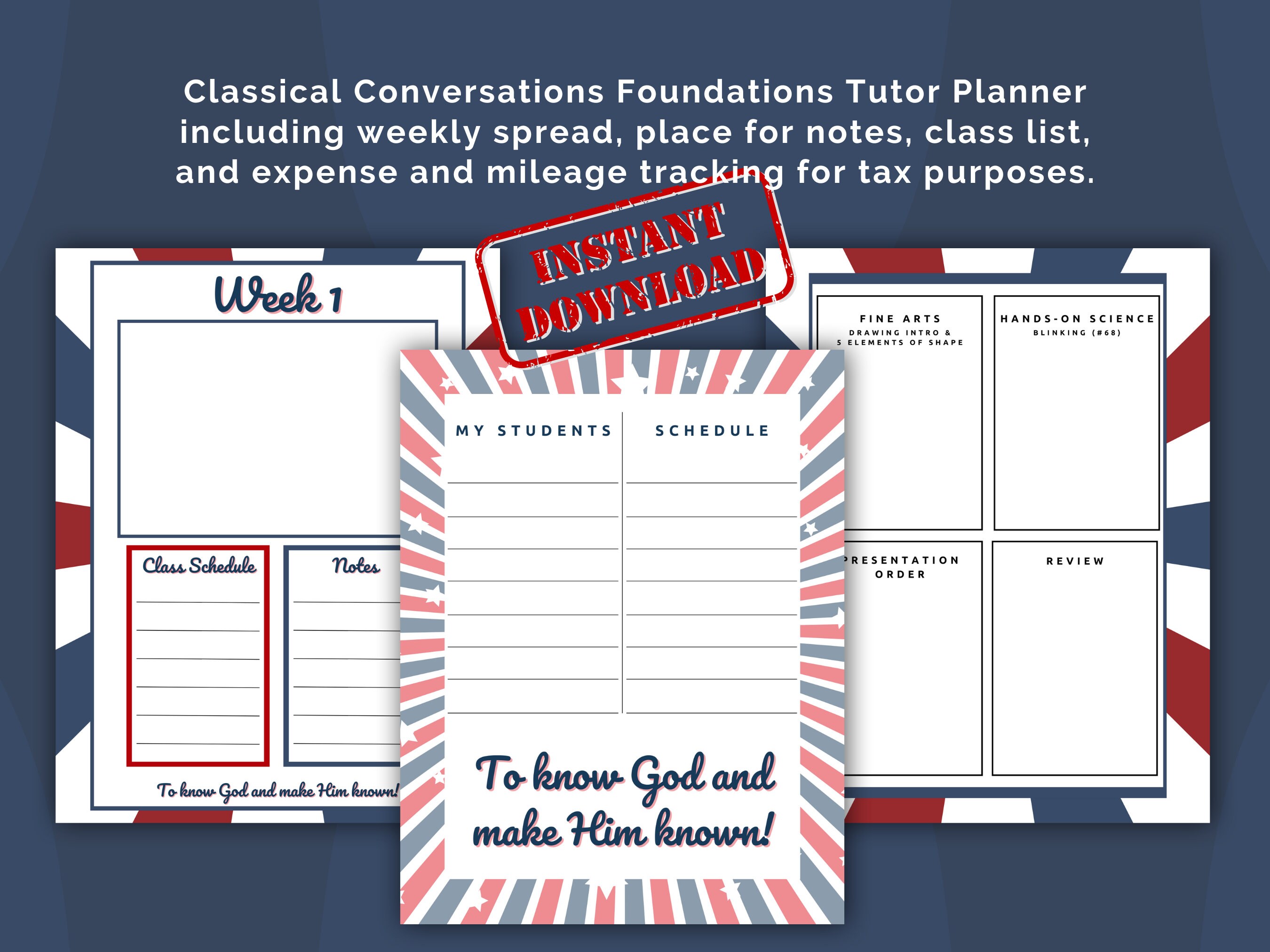 Classical Conversations Instant Download Foundations Tutor Etsy