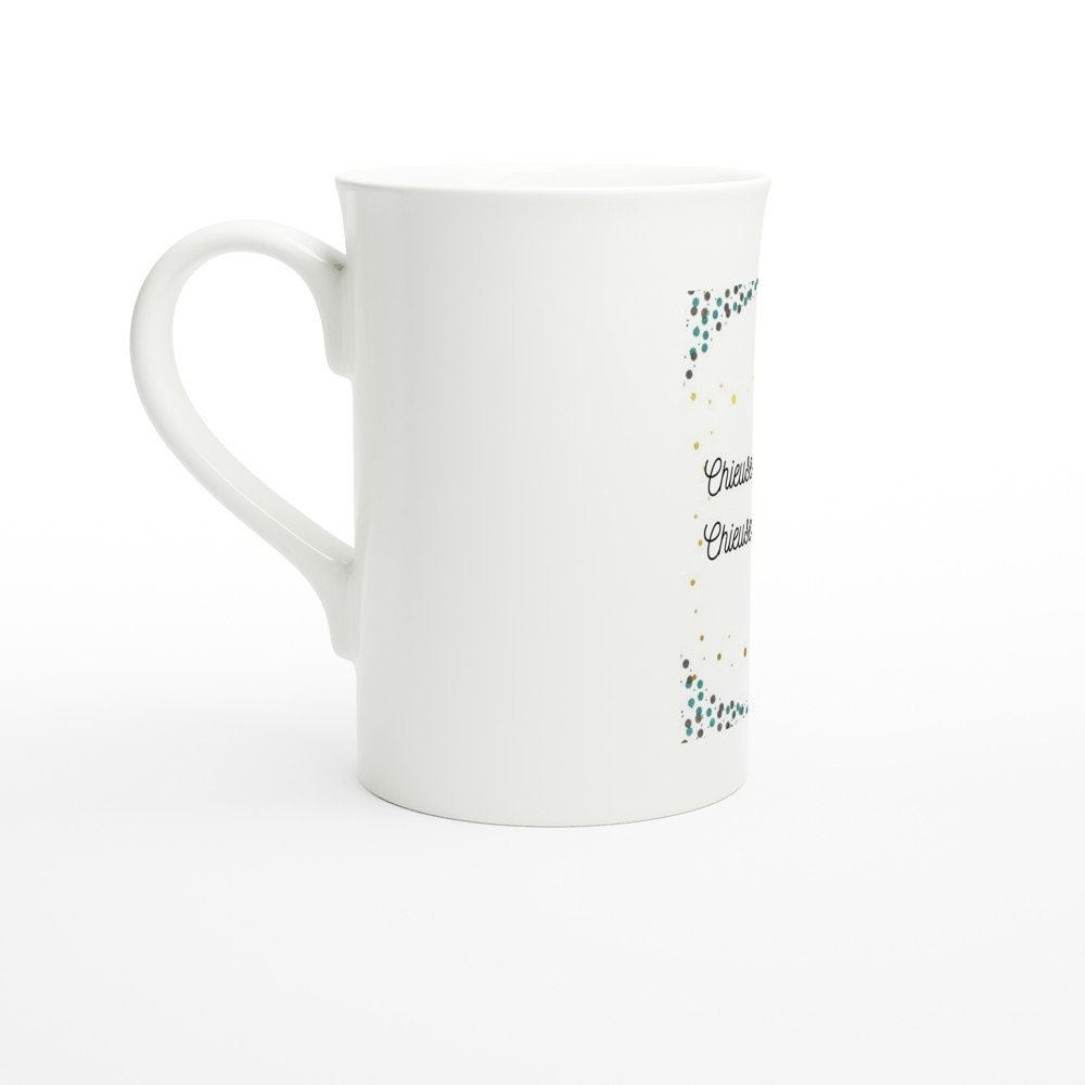 Mug en Porcelaine Blanche de 10Oz - 295 Ml