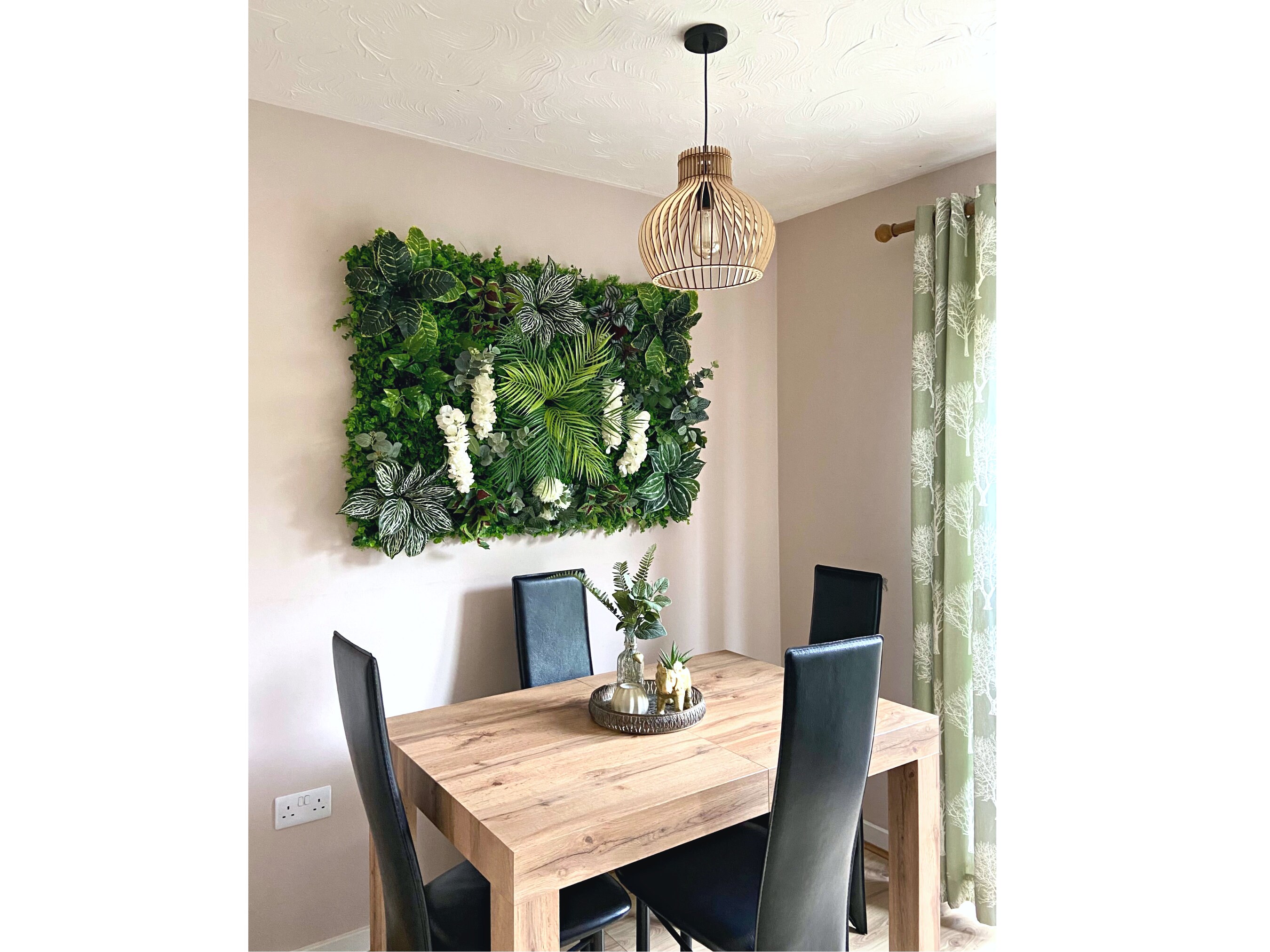 Large Artificial Plant Wall Panel Living Wall Backdrop Wall Etsy UK