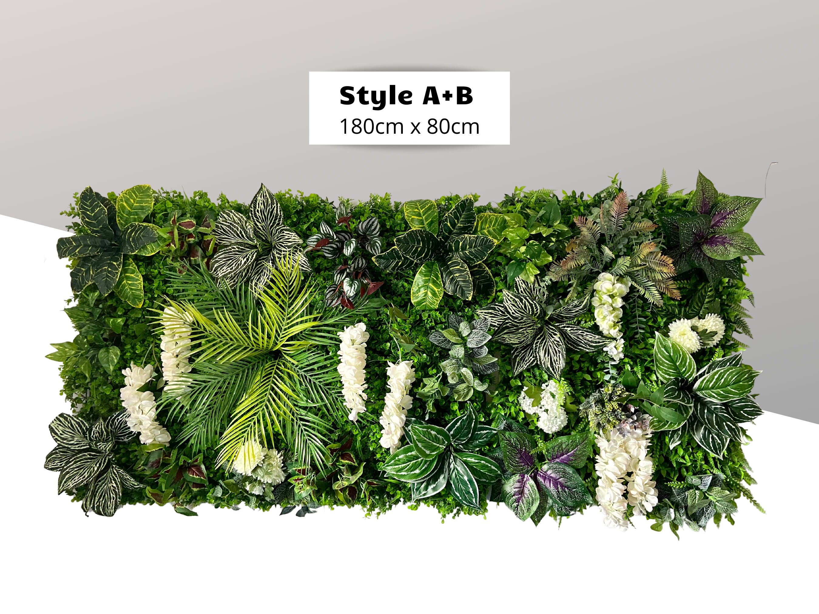 Large Artificial Plant Wall Panel Living Wall Backdrop Wall Etsy UK