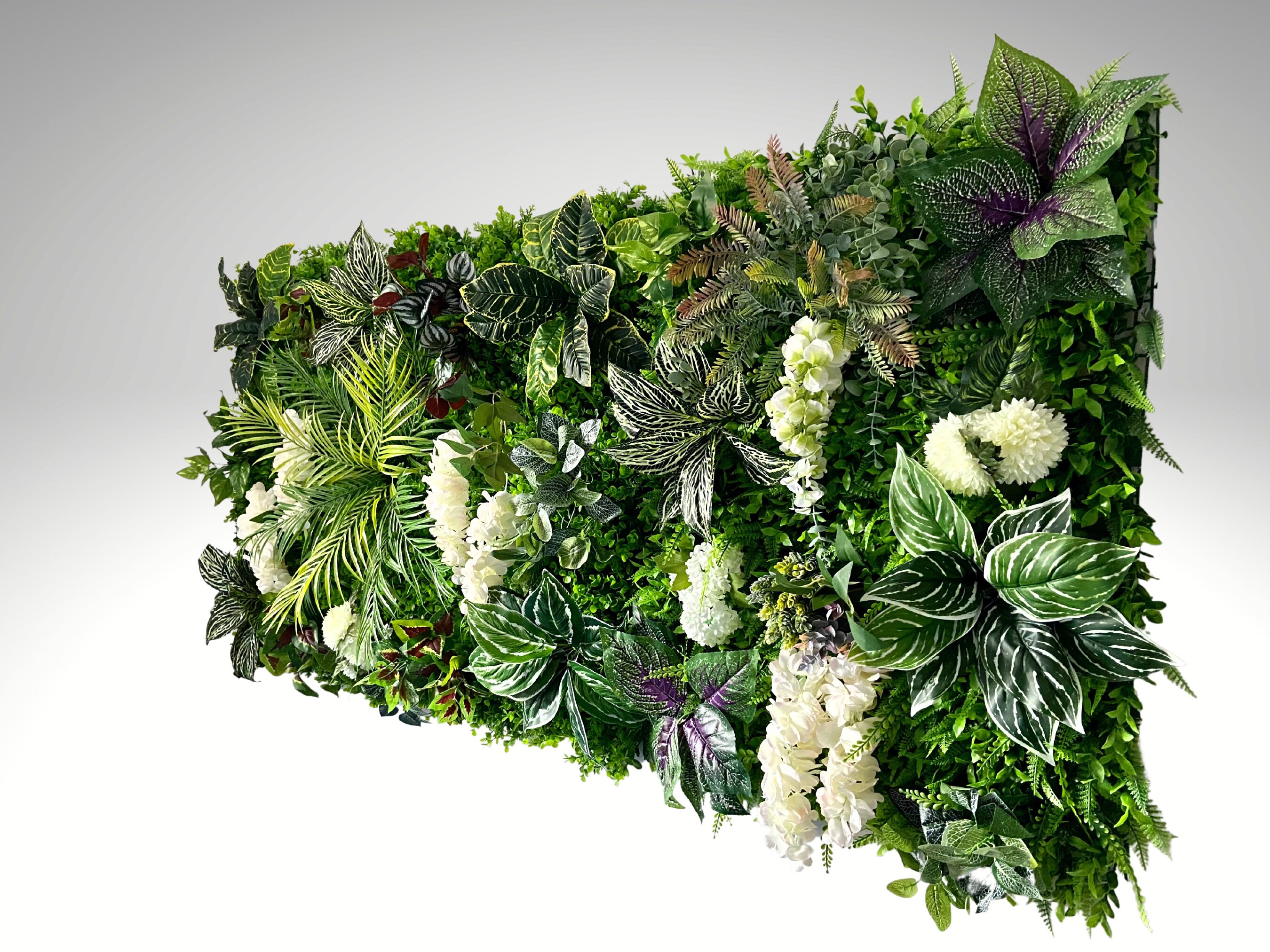 Large Artificial Plant Wall Panel Living Wall Backdrop Wall Etsy UK