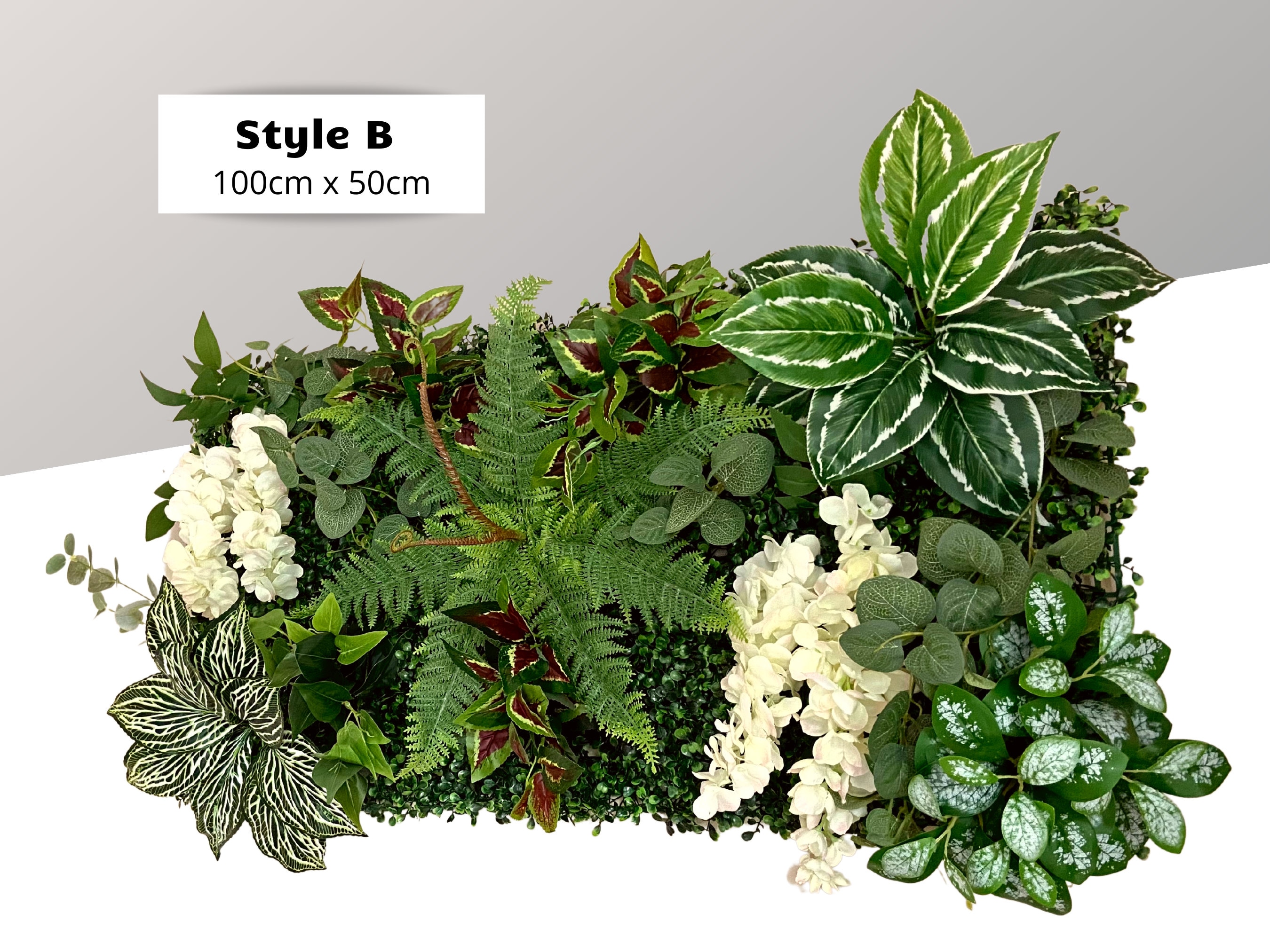 Artificial Plant Living Wall Panel Green Wall Decor Etsy UK