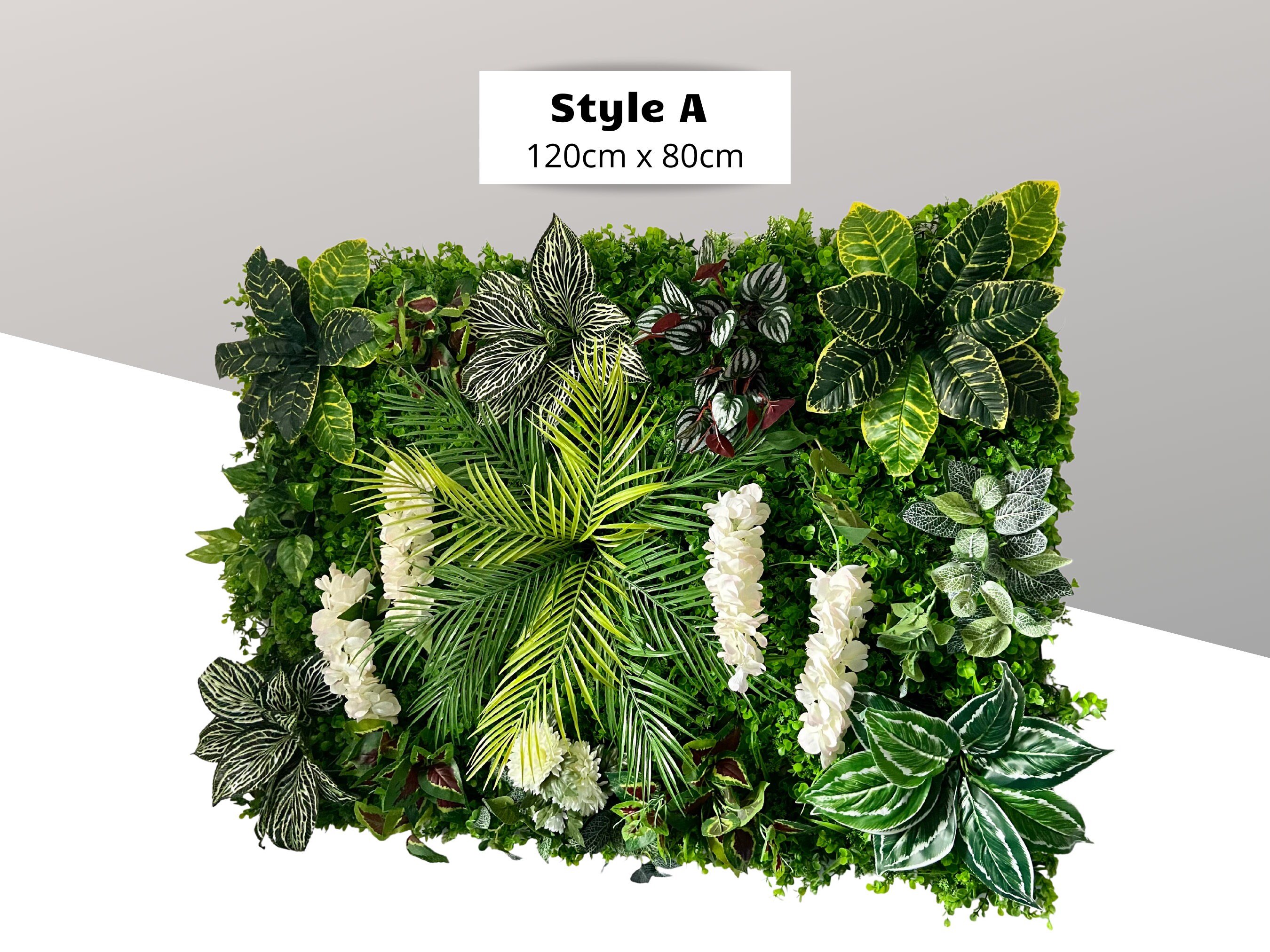 Large Artificial Plant Wall Panel Living Wall Backdrop Wall Etsy UK