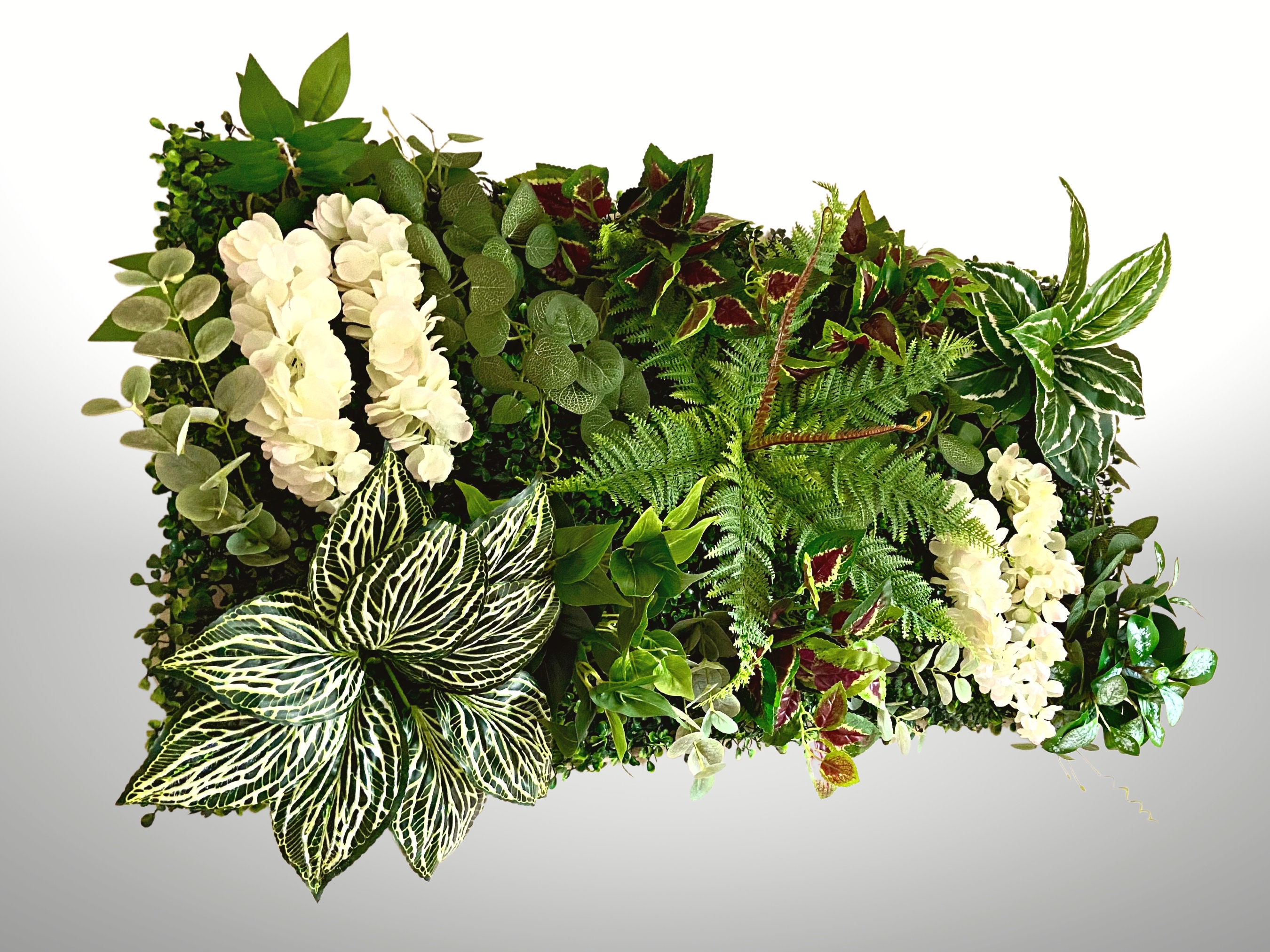 Artificial Plant Living Wall Panel Green Wall Decor Etsy UK