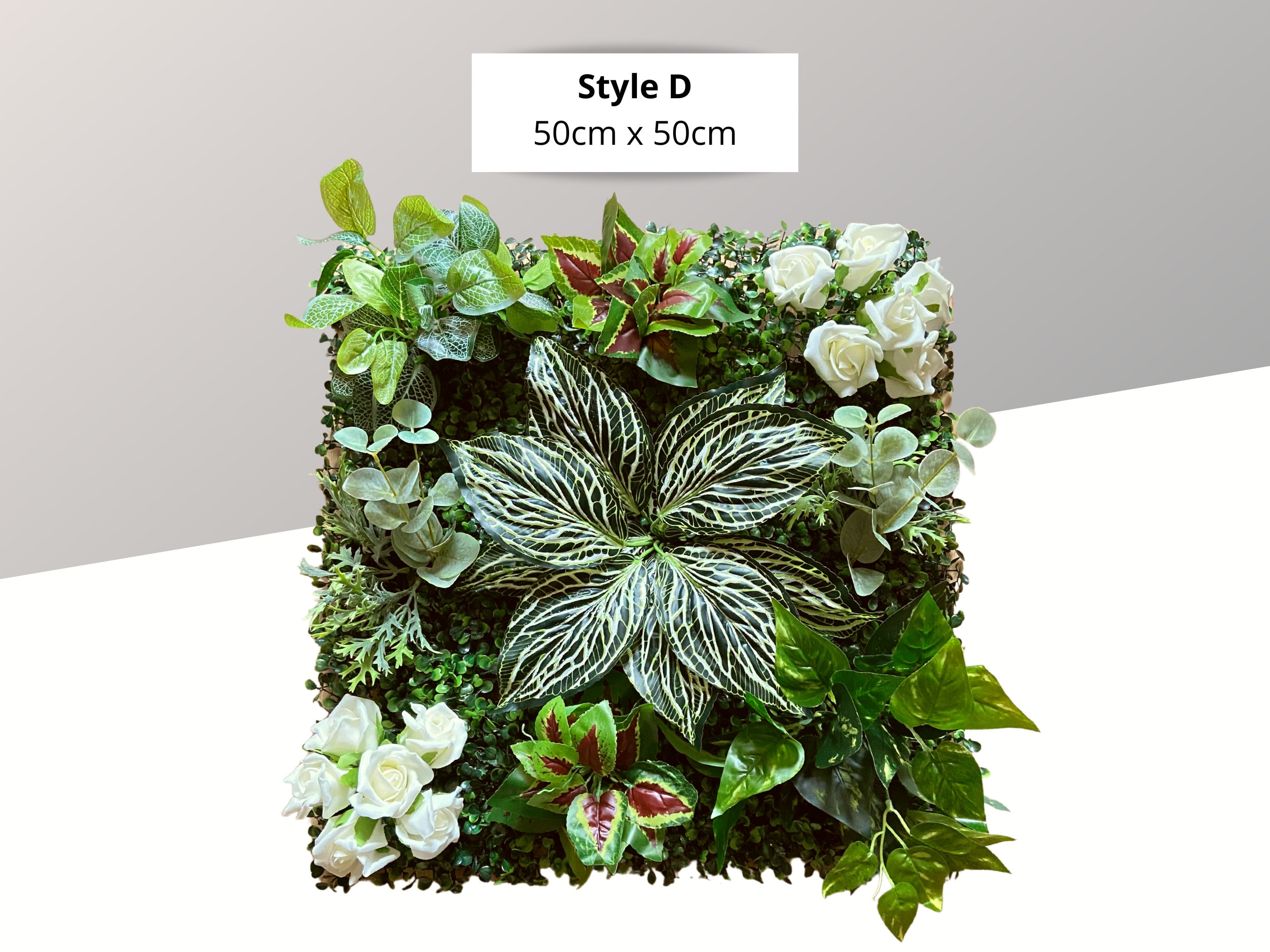 Artificial Plant Living Wall Panel Green Wall Decor Etsy UK