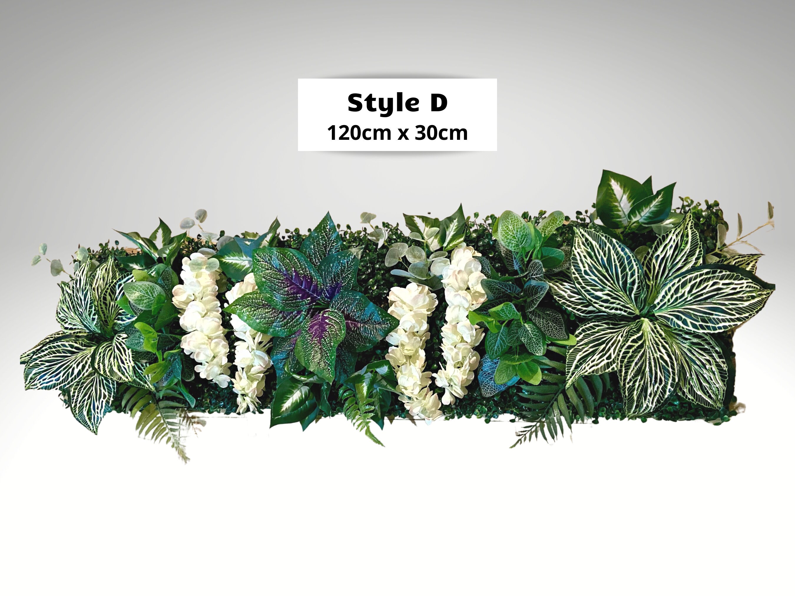 Large Artificial Plant Wall Panel Living Wall Backdrop Wall Etsy UK