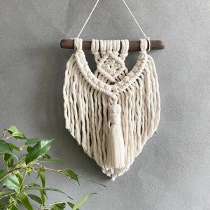 Macrame Pattern PDF, Mini wall hanging Beginner Digital Macrame Wall Hanging Pattern Instant download Beginner Macrame Wall Hanging