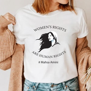 Mahsa Amini tshirt, women right shirt, Freedom for Iran tee, Stand With Iran tshirt, Persian Turquoise, Freedom Shirt, Activist Shirt