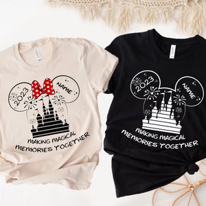Disney Couple Shirt, Disney Trip Shirts, Memories Together, Custom Family Disney Shirts, Disneyworld Shirts Family 2023, Disneyland Shirt,
