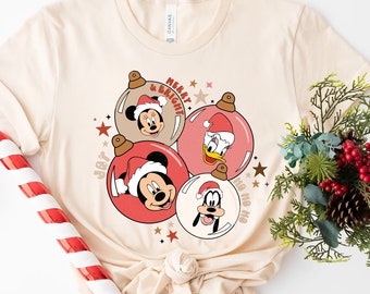 Disney Christmas Vintage Shirt, Mickey And Friends Christmas Vintage Shirt, Disney Family Xmas Shirts, Merry Christmas, Disneyland Xmas