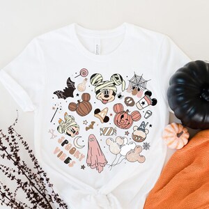 Camicia Vintage Disney Spooky Season Halloween, Disney Boo Shirt, Mickey Minnie Halloween Party 2022 camicie, Camicie Disney Trip