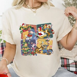 The Pooh Christmas Shirt, Disney Christmas Shirt, Disney Pooh and Friends Christmas Shirt, Christmas Tree Shirt
