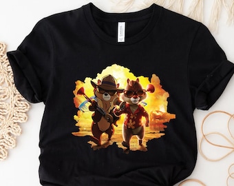 Chip n Dale Rescue Rangers Movie Shirt, Disney Shirt, Disney Family Shirts, Disney Vacation shirt, Chip and Dale Love