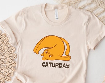 Caturday Shirt, Sport Caturday, Funny Cat Shirt, Cat Lover, Cute Cat, Love Cat Shirt, Cat Day Shirt, I love Cat, Flex Cat