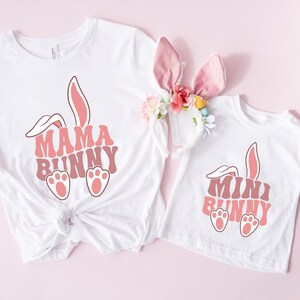 Easter Mama Mini Bunny Shirt, Mom Shirt, Bunny Mini Shirt, Easter Bunny Mama Shirt, Easter Gift for Mom, Grandmas Little Bunnies,
