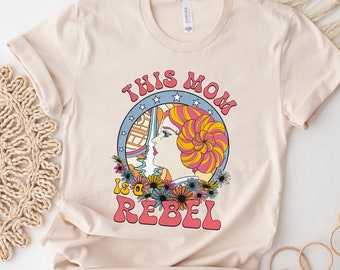 Camisa de mamá de la princesa Leia, esta mamá es una camisa rebelde, camiseta del día de las madres, camiseta de mamá de Disney, camiseta de viaje de Disneyland, camiseta de Star Wars