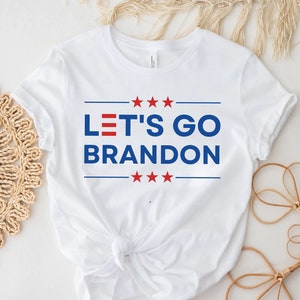 Lets Go Brandon American Flag Impeach Biden T-Shirt