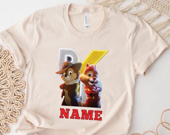 Chip n Dale Personalization Shirt, Disney Shirt, Disney Family Shirts, Disney Vacation shirt