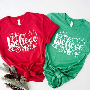 Geloof Shirt, Disney Shirt, Kerst Shirt, Disney Christmas Shirt, Disney Trip, Disney Squad, Disneyland Shirt, Mickey Shirt